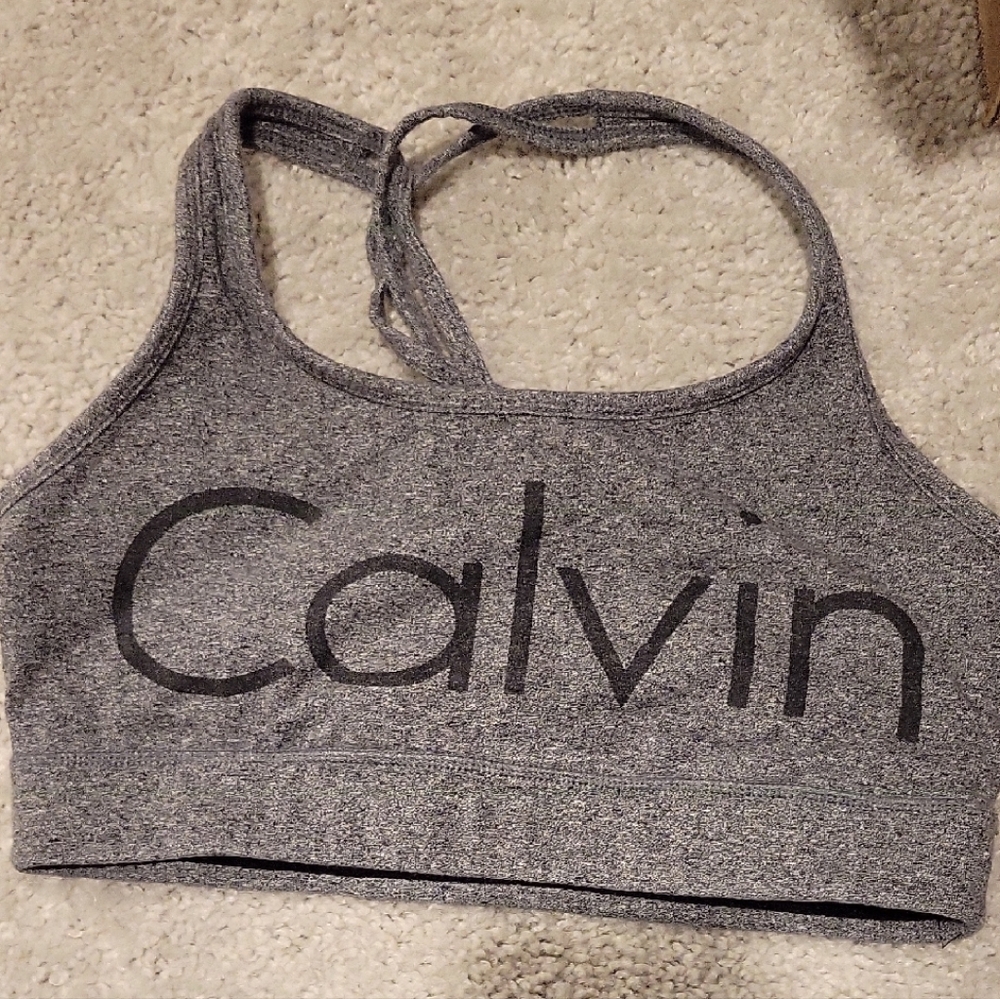Calvin Klein Heather Gray Bralette